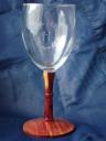 Cedar wine glass